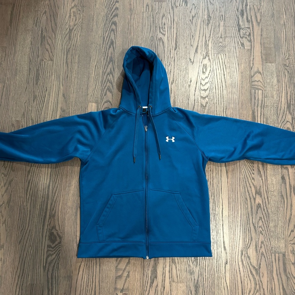 Under Armour Blue Zip-Up Hoodie